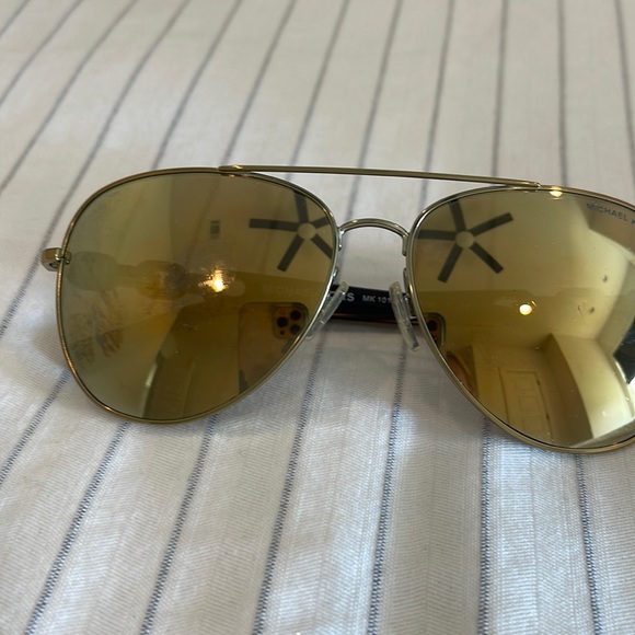 Michael Kors Yellow Aviators - Picture 1 of 3